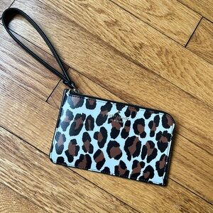 Kate Spade Spotted Leopard Lucy Wristlet NWT